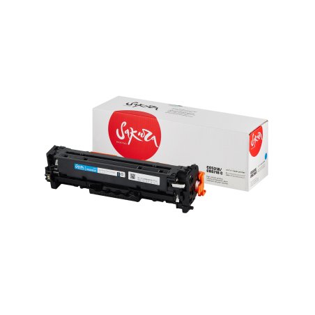 Картридж лазерный Sakura CC531A для HP Color LaserJet CM2320fxiMFP/CM2320nMFP/ CM2320nfMFP/CP2025/CP2025n/CP2025dn/CP2025x, голубой, 2800 к.