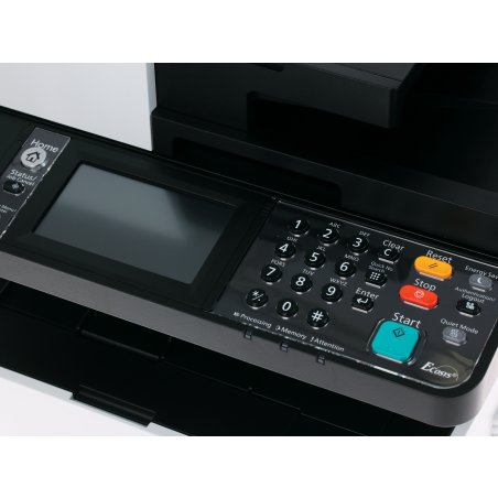 МФУ лазерное Kyocera Ecosys FS-1025MFP (1102M63RU0/1102M63RUV/1102M63RU2/1102M63NX2/1102M63DZ2), A4, ч/б, печ. до 25 стр/мин., скан. до 18 стр/мин. (ч/б) 6 стр/мин. (цвет), 600 x 1800 dpi (печать) 600x600dpi (скан), USB, RJ-45