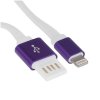 Кабель Gembird USB 2.0 Cablexpert CC-ApUSBp1m, AM/Lightning 8P, 1м, силиконовый шнур, разъемы фиолетовый металлик, пакет