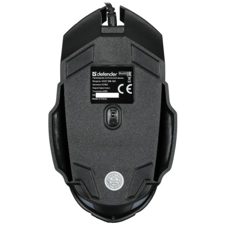 Мышь проводная Defender Host MB-982 белый, 1000 dpi, USB, кнопки - 3