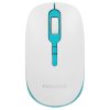 Мышь беспроводная Гарнизон GMW-460-2 белый/бирюзовый, 1600 dpi, радиоканал, USB, кнопки - 4