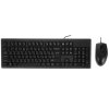 Комплект клавиатура + мышь A4 KRS-8372 клав:черный мышь:черный USB