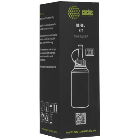 Тонер Cactus CS-RK-CF226A черный туба 140гр. с чипом для принтера HP LJ M402d/M402n/M426dw/M426fdn/M426fdw