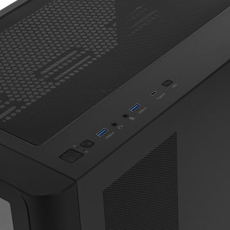 Компьютерный корпус Bloody BD-CC113 черный без БП ATX 10x120мм 2xUSB 3.0 audio bott PSU