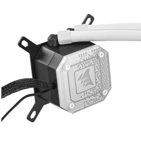 Система жидкостного охлаждения Corsair iCUE H100i ELITE CAPELLIX XT (240мм, белый, RGb/ Fans: 2x120мм, 65.57CFM, 34.1dBA, 2400RPM/ S: 1851, 1700, 1200, 115x, 2011, 2066, AM5, AM4)