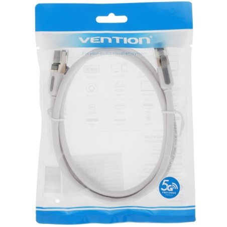 Патч-корд Vention прямой SFTP cat.7 RJ45 - 1м. Серый