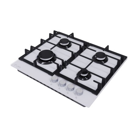 Газовая варочная панель LEX GVG 642-1 WH независимая, белый