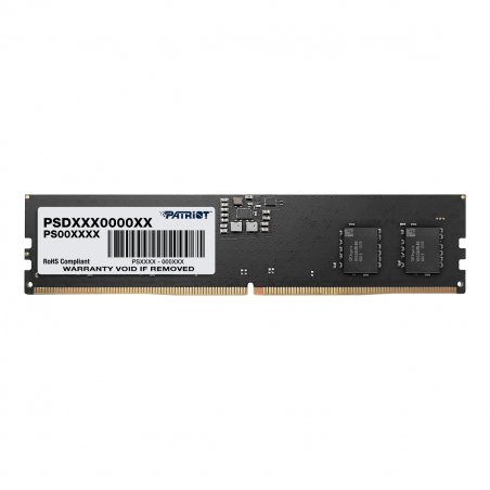Оперативная память Patriot Signature, DDR5, 16GB (1x16 GB), 5200 MHz, CL42, DIMM