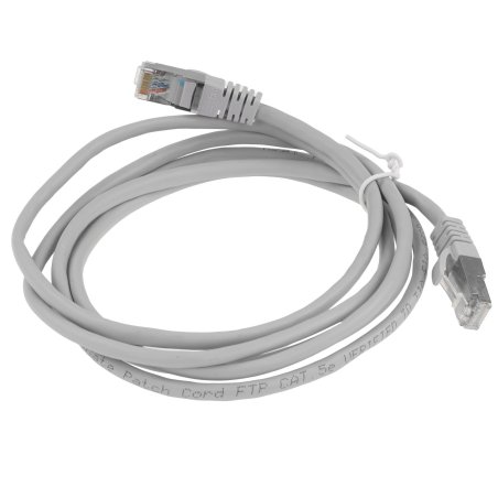 Патч-корд ExeGate EX272308RUSFTP кат.5e,2м ExeGate серый