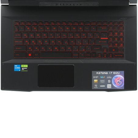Ноутбук MSI Katana 17 B12UCR-1466XRU черный Intel Core i5-12450H/16Gb/SSD 1Tb/RTX 3050 4Gb/17.3"/IPS/FHD/144Hz/NoOS