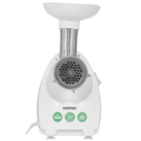 Мясорубка электрическая ZELMER ZMM4080B белый