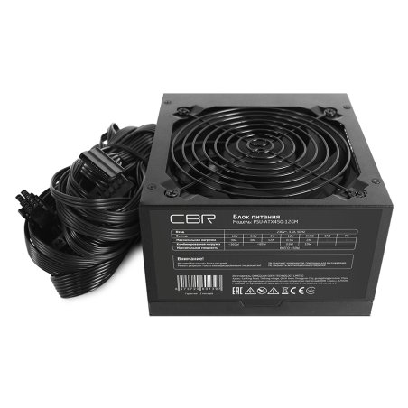 Блок питания CBR PSU-ATX500-12EC, 500Вт, 120мм, черный