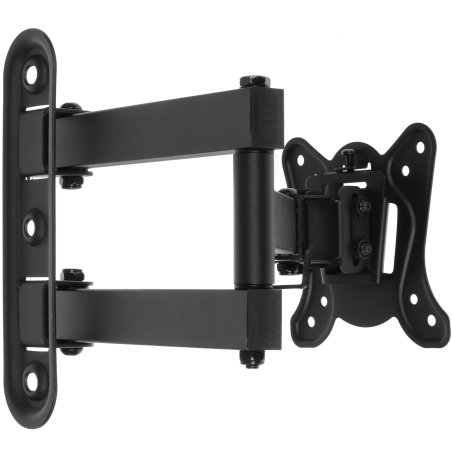 Кронштейн ONKRON R4 для телевизора 10"-32" наклонно-поворотный, черный