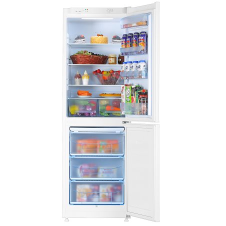 Холодильник Pozis RK-139 белый глянц. двухкамерный 188/97 л морозилка снизу