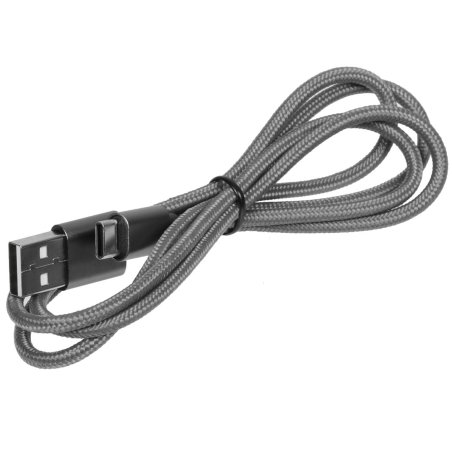 Кабель USB-Type-C Rexant 3A/nylon/grafit/1m