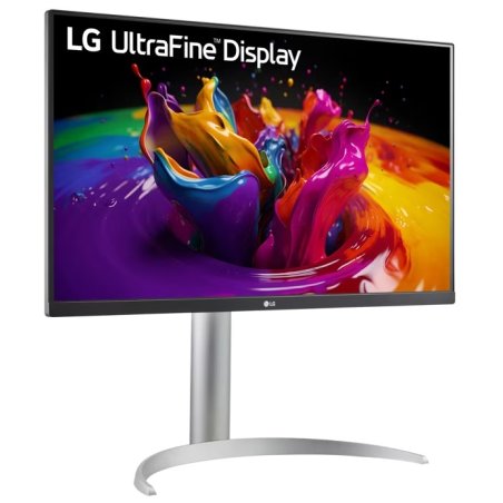 Монитор 27" LG UltraFine 27UP850K-W IPS 3840x2160, 60 Гц, 5 мс, 16:9, 400 кд/м², 2xHDMI 2.0, DP 1.4, USB-C, USB Hub (2x USB 3.0), 3.5 Jack, FreeSync, черный/серебристый
