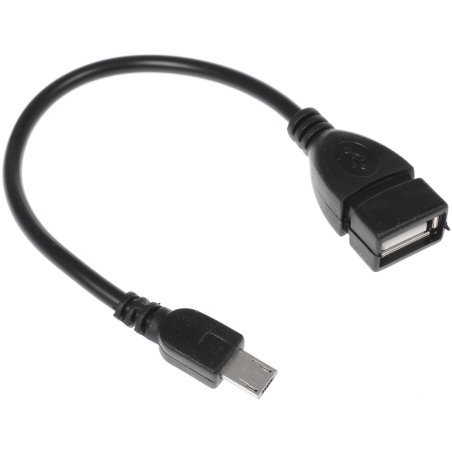 Кабель Gembird/Cablexpert A-OTG-AFBM-001 AF/MicroBM, Кабель USB 2.0 OTG, 0.15м, пакет