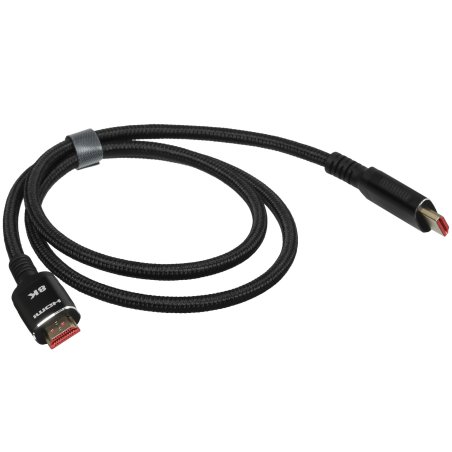 Кабель iOpen HDMI 19M/M,ver. 2.1 8KX60Hz (Econom) оплетка 1m <ACG859B-1.0>
