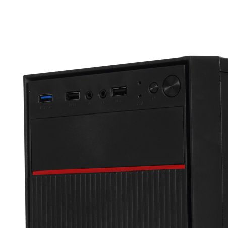 Компьютерный корпус Minitower ExeGate BAA-113U-AAA450 (mATX, БП AAA450 с вент. 8см, 2*USB+1*USB 3.0, аудио, черный)