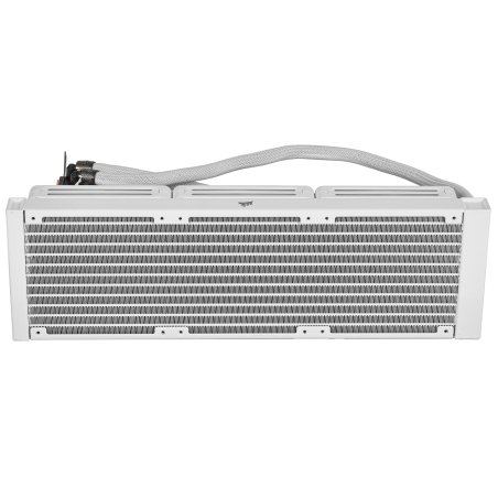 Система жидкостного охлаждения Corsair iCUE LINK H150i RGb (360мм, белый, RGb/ Fans: 3x120мм, 63.1CFM, 37dBA, 2400RPM/Rad thickness 27мм/ S: 1851, 1700, 1200, 115X, AM5, AM4)