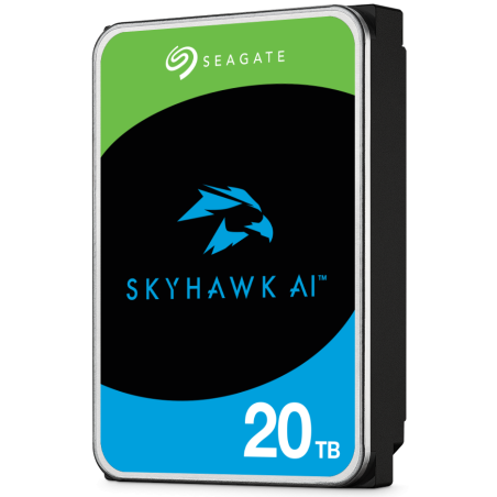 Жесткий диск Seagate SkyHawk AI ST20000VE002 20Tb, 3.5", 7200 RPM, SATA-III, 512e, 256MB, для систем видеонаблюдения