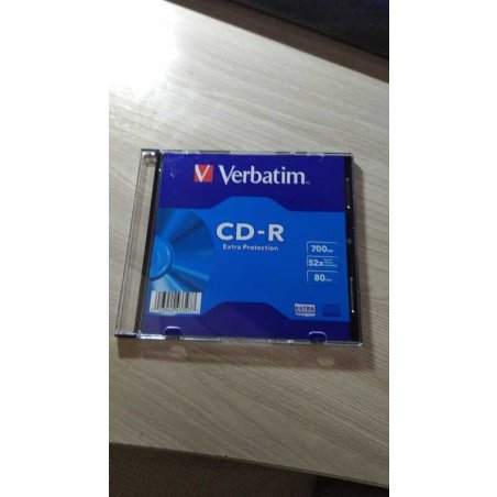 Диск CD-R Verbatim 700Mb 52x Cake Box (25шт) Printable (43439)