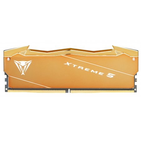Оперативная память Patriot Viper Xtreme 5 Aurum, DDR5, 32GB (2x16GB), 8000 MHz, CL38, с радиатором, золотистый