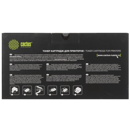 Картридж лазерный Cactus CS-CF461X голубой (22000 стр.) для HP Color LJ Enterprise M652dn/M653dn/M681dh