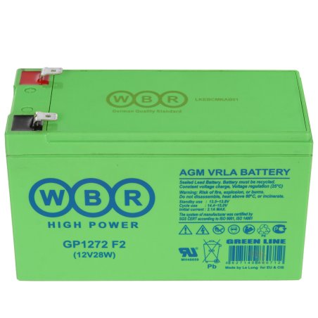 Батарея WBRGP1272 F2 (12V28W) 12В 7.2А.ч