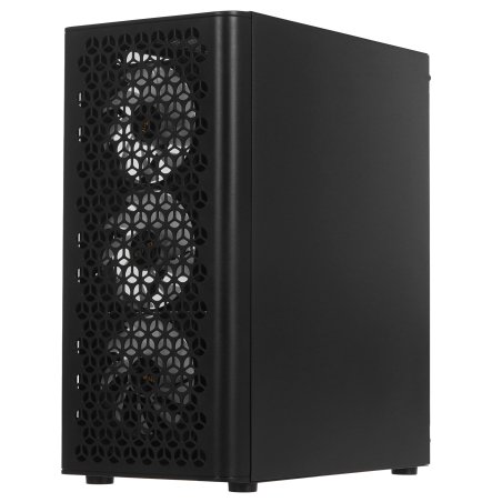 Компьютерный корпус Miditower ExeGate EVO-9202-NPX600 (ATX, БП 600NPX с вент. 12 см, с окном, 1*USB+1*USB 3.0, аудио, 3 вент. 12см с RGb подсветкой)