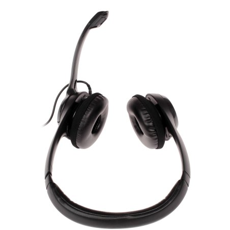 Наушники с микрофоном Logitech H390 черный 1.9м накладные USB оголовье (981-001578)