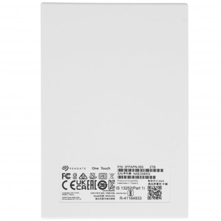 Внешний HDD 3.5" Seagate One Touch STLC12000402, 12TB, USB 3.2 Gen 1 Type-A, 5400 rpm, черный