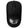 Мышь проводная Genius DX-110 черный, 1000 dpi, USB, кнопки - 3