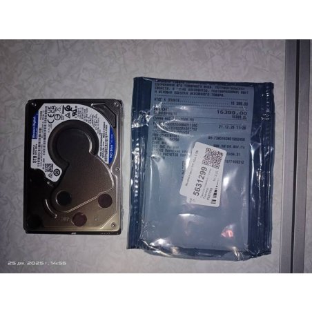 Жесткий диск Western Digital HDD SATA3 5Tb 2.5" Blue 4800 RPM 128Mb 1 year warranty (replacement ST5000LM000)