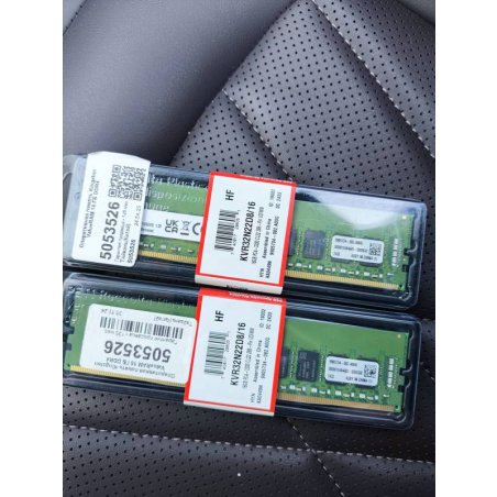 Оперативная память Kingston ValueRAM, DDR4, 16Gb (1x16GB), 3200MHz, CL22, DIMM