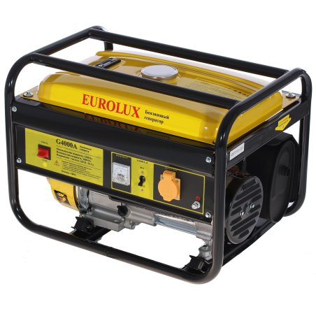 Электрогенератор бензиновый Eurolux G4000A, 3.3 кВт, 68 дБ, 39 кг