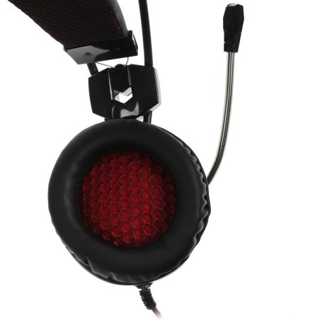 Наушники с микрофоном Oklick HS-L500G черный 2.2м мониторы оголовье