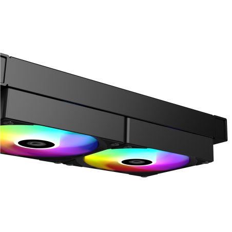 Система водяного охлаждения ID-Cooling FX240 LCD (Soc 1851/1700/1200/115X/AM5/AM4, 2x120мм fan, 2000rpm, 27.2 дБ, 300W, PWM 4-pin/5V 3Pin ARGb,Cop) (FX240 LCD)