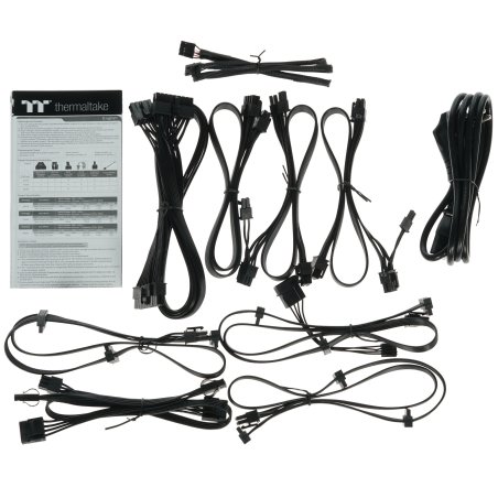 Блок питания Thermaltake Toughpower GF1 ARGb RTL (PS-TPD-0650F3FAGE-1), 650Вт, 80 PLUS Gold, 140мм, модульный, черный