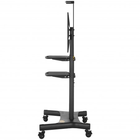 Стойка для телевизора с кронштейном ONKRON TS1881 50"-86", мобильная, белый
