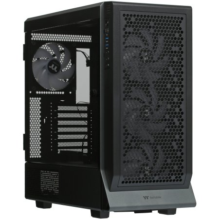 Компьютерный корпус Thermaltake Ceres 300 TG ARGB черный без БП ATX 3x140мм 2xUSB 3.0 1xUSB3.1 audio bott PSU