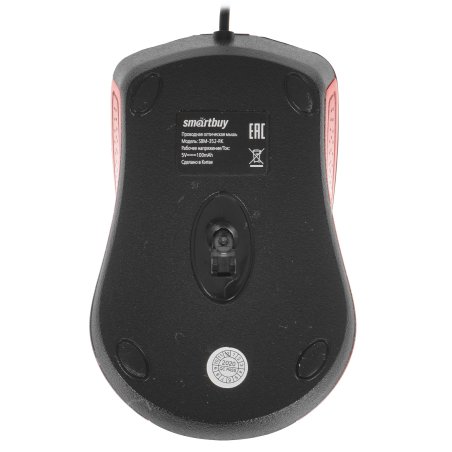 Мышь проводная Smartbuy ONE 352 красно-черная SBM-352-RK