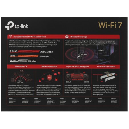 Адаптер PCI Express TP-Link Archer TX55E AX3000 Wi-Fi 6 Bluetooth 5.2