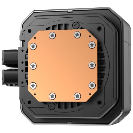 Система водяного охлаждения Deepcool Spartacus 420 ARGB Soc-AM5/AM4/1200/1700/1851 черный 4-pin 32.89dB Al LCD 2647gr Ret (R-SPT420-BKDSMP-G-1)
