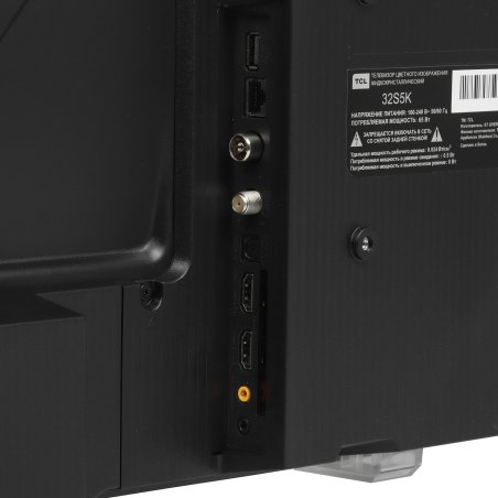Телевизор TCL 32" 32S5K черный LED HD 60Hz WiFi Smart TV