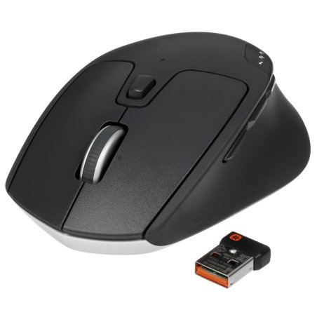 Мышь беспроводная Logitech M720 Triathlon черный, 1000 dpi, радиоканал, Bluetooth, USB, кнопки - 8