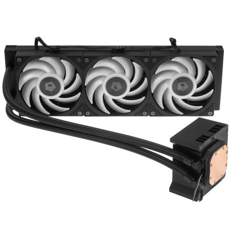 Система водяного охлаждения ID-Cooling Dashflow 360 XT Pro ARGb черный 120мм алюминий+медь 2150rpm 32.5db 4-pin 350W