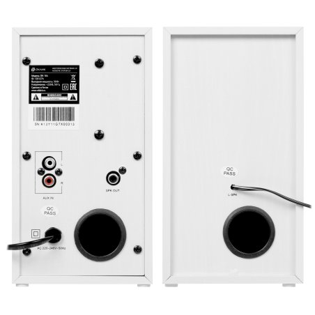 Акустическая система Oklick OK-164 2.0 белый 30Вт