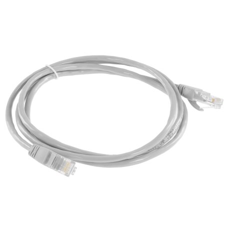 Патч-корд UTP кат.5e, 1.5м ExeGate серый