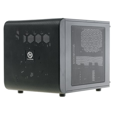 Компьютерный корпус Thermaltake Case Tt Core V21 CA-1D5-00S1WN-00 mATX/ win/ черный/ USB 3.0/ no PSU